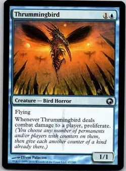 Magic the Gathering Thrummingbird Scars of Mirrodin MTG Free Shipping! - Image 1