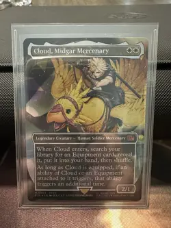 Cloud, Midgar Mercenary (Borderless) (Chocobo Track Foil): Final Fantasy Foil - Image 1