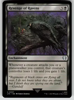 Revenge of Ravens Commander: The Lord of the Rings 207 MTG NM - Image 1