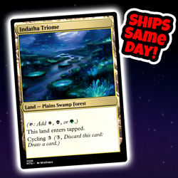 Indatha Triome - Custom Art Magic: The Gathering Playtest Card - Commander EDH - Image 1