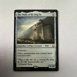 Wizards of the Coast The Walls of Ba Sing Se Legendary Artifact Colorless #0261… - Image 1