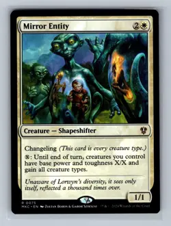 Mirror Entity 75 Regular Murders at Karlov Manor Magic: The Gathering LP - Image 1