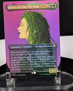 MTG Meren of Clan Nel Toth BORDERLESS PROFILE FOIL Commander Masters CMM #0685 - Image 1