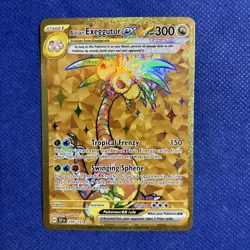 Pokemon TCG Alolan Exeggutor EX 248/191SV08: Surging Sparks Holo Hyper Rare - Image 1