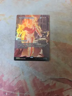 Fiery Emancipation Borderless FOIL Marvel's Super Heroes MTG NM - Image 1