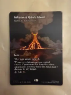 FOIL Volcano of Roku's Island 61 - Valakut, the Molten Pinnacle M Avatar 61 NM - Image 1