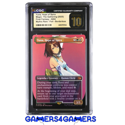 Yuna Hope of Spira Final Fantasy 404 Foil CGC Pristine 10 Psa slab Beckett TAG - Image 1