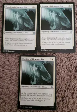 MTG Eternal Masters - 3x Honden of Cleansing Fire - NM Magic EMA - Image 1
