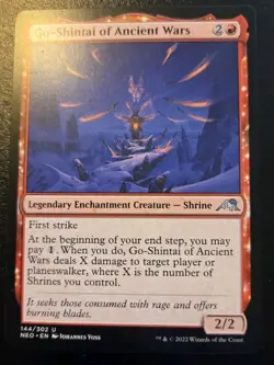 Go-Shintai Of Ancient Wars 144/302 Uncommon Kamigawa: Neon Dynasty MTG - Image 1