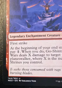 Go-Shintai Of Ancient Wars 144/302 Uncommon Kamigawa: Neon Dynasty MTG - Image 4