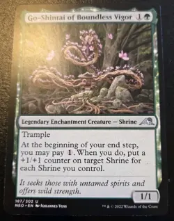 Go-Shintai Of Boundless Vigor 187/302 Uncommon Kamigawa: Neon Dynasty MTG - Image 1