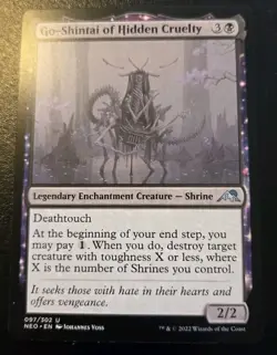 Go-Shintai Of Hidden Cruelty 097/302 Uncommon Kamigawa: Neon Dynasty MTG - Image 1