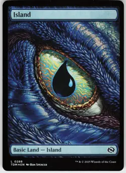 FOIL ISLAND (0288) 288 LAND NEAR MINT - Image 1