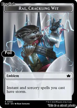 Emblem - Ral, Crackling Wit // Bushy Bodyguard Double-Sided Token [BLB - 30 /... - Image 1