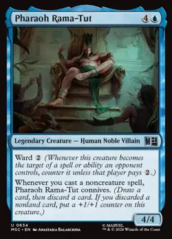 Pharaoh Rama-Tut Marvel Super Heroes Commander #634 Magic TCG - Image 1