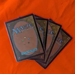 ​4x Blanket of Night - Visions - MTG Playset - Vintage 1997 - Old Border - LP/NM - Image 2