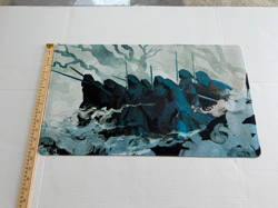 Magic the Gathering Lord of the Rings Nazgul INSPIRED Playmat Lightly Used - Image 1