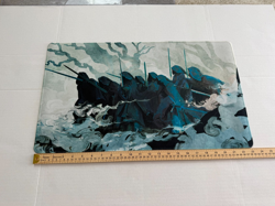 Magic the Gathering Lord of the Rings Nazgul INSPIRED Playmat Lightly Used - Image 2