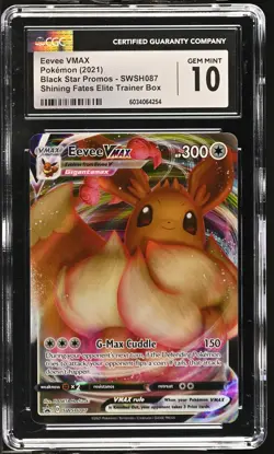 2021 Pokemon Eevee VMAX #SWSH087 English CGC 10 - Image 1