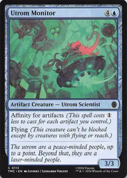 Utrom Monitor 113 Commander: Teenage Mutant Ninja Turtles MTG NM/M - Image 1