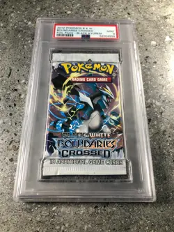Pokemon TCG Boundaries Crossed Booster Pack - Black Kyurem Artwork PSA 9 MINT - Image 1
