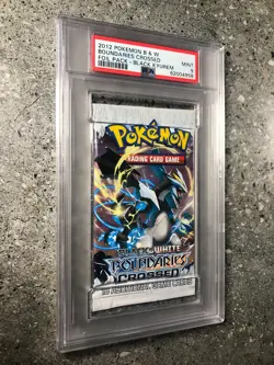 Pokemon TCG Boundaries Crossed Booster Pack - Black Kyurem Artwork PSA 9 MINT - Image 3