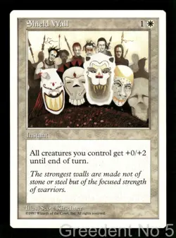 Shield Wall Common Fifth Edition Magic: The Gathering Near Mint - Image 1