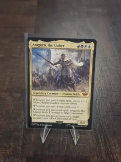 Aragorn, the Uniter #192 (NM) Lord of the Rings LOTR Magic MTG - Image 1