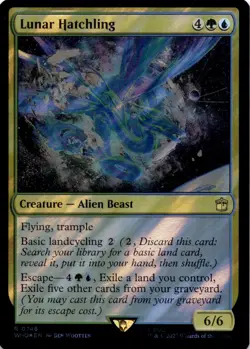 Lunar Hatchling (Surge Foil) WHO #746 Doctor Who Magic: The Gathering NM - Image 1