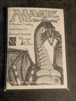 Magic the Gathering 3rd Edition Revised Rule Booklet Mtg White Booklet Insert - Image 1