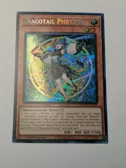 PACK FRESH - Dracotail Phryxul- DOOD-EN023 - Secret Rare - 1st Ed NM | Yugioh - Image 1
