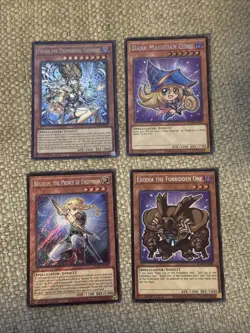 Yu-Gi-Oh! Chibi, Phara The Primordial Goddess, Winged Kuriboh, Red, Etc NM-VLP - Image 2