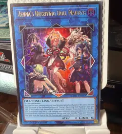 Yugioh! 1x Zenna's Deceiving Doll Maidens CORI-EN043 Ultra Rare 1st Ed NM - Image 1