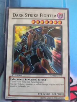 Yu-Gi-Oh TCG Dark Strike Fighter CRMS-EN040 1st Ed - Image 1