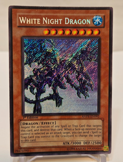 White Night Dragon ANPR-EN092 Secret Rare 1st Edition Yugioh 1580 - Image 1