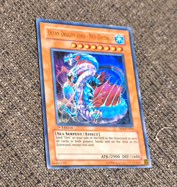Yu-Gi-Oh! TCG Ocean Dragon Lord - Neo-Daedalus SD4-EN001 Ultra Rare Foil EN 1st - Image 1