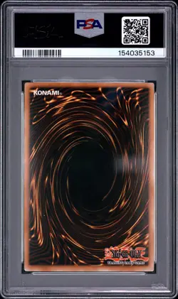 2004 YU-GI-OH! KAIBA EVOLUTION STARTER DECK #001 BLUE-EYES WHITE DRAGON PSA 8 - Image 2