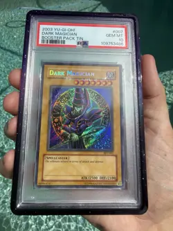 Dark Magician Yu-gi-oh 2003 PSA 10 POP 27 Booster Pack Tin BPT-007 *NEW CERT* 💎 - Image 2