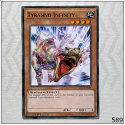 Tyranno Infinity - SR04-EN009 - Common 1st Edition Yugioh - Image 1