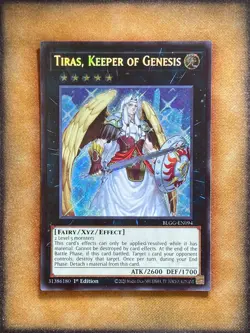 Yugioh Tiras, Keeper of Genesis BLGG-EN094 Secret Rare 1st Ed NM - Image 1