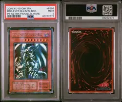 PSA9 2001 Yu-GI-Oh! Japanese Red-Eyes Black Metal Dragon P5 Ultra Parallel Rare - Image 3