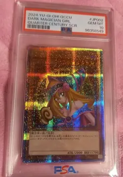 Yugioh Yu-Gi-Oh! Card PSA Duel Monsters Rare Black Magician Girl - Image 1