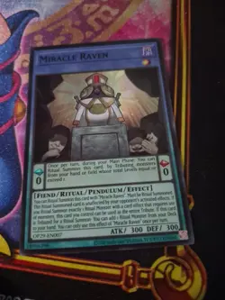 Miracle Raven OP29-EN007 Super Rare OTS Tournament Pack 29 Yu-Gi-Oh Unlimited NM - Image 1