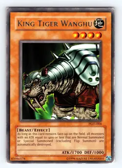 Yugioh King Tiger Wanghu PGD-004 Rare - MP-LP 💎 - Image 1