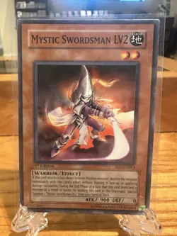 Yu-Gi-Oh Mystic Swordsman LV2 1st Edition SD5-EN013 LP - Image 1
