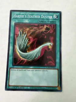 Yugioh - Harpie's Feather Duster - Super - 1st - EGO1-EN022 - NM - Image 1
