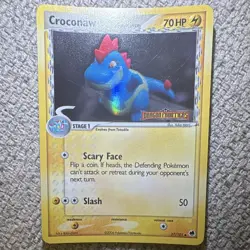 Pokemon TCG Croconaw Delta Species Dragon Frontiers Reverse Holo Uncommon 27/101 - Image 1