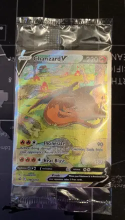 Pokemon Sword & Shield Charizard UPC SWSH Black Star Promo (sealed 3 Charizard) - Image 1