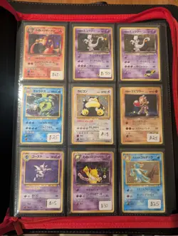 Vintage Pokemon Card Collection Binder Set - Image 1