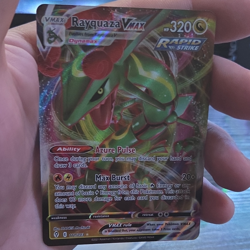 Pokemon TCG Rayquaza VMAX 111/203 Evolving Skies Full Art Holo UR 320 HP - Image 1
